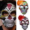 Day of The Deads Mask Suger Skeleton Mask Halloween Cosplay Costumes Masquerades Mask Sugar Skull Mexicans Design Mask