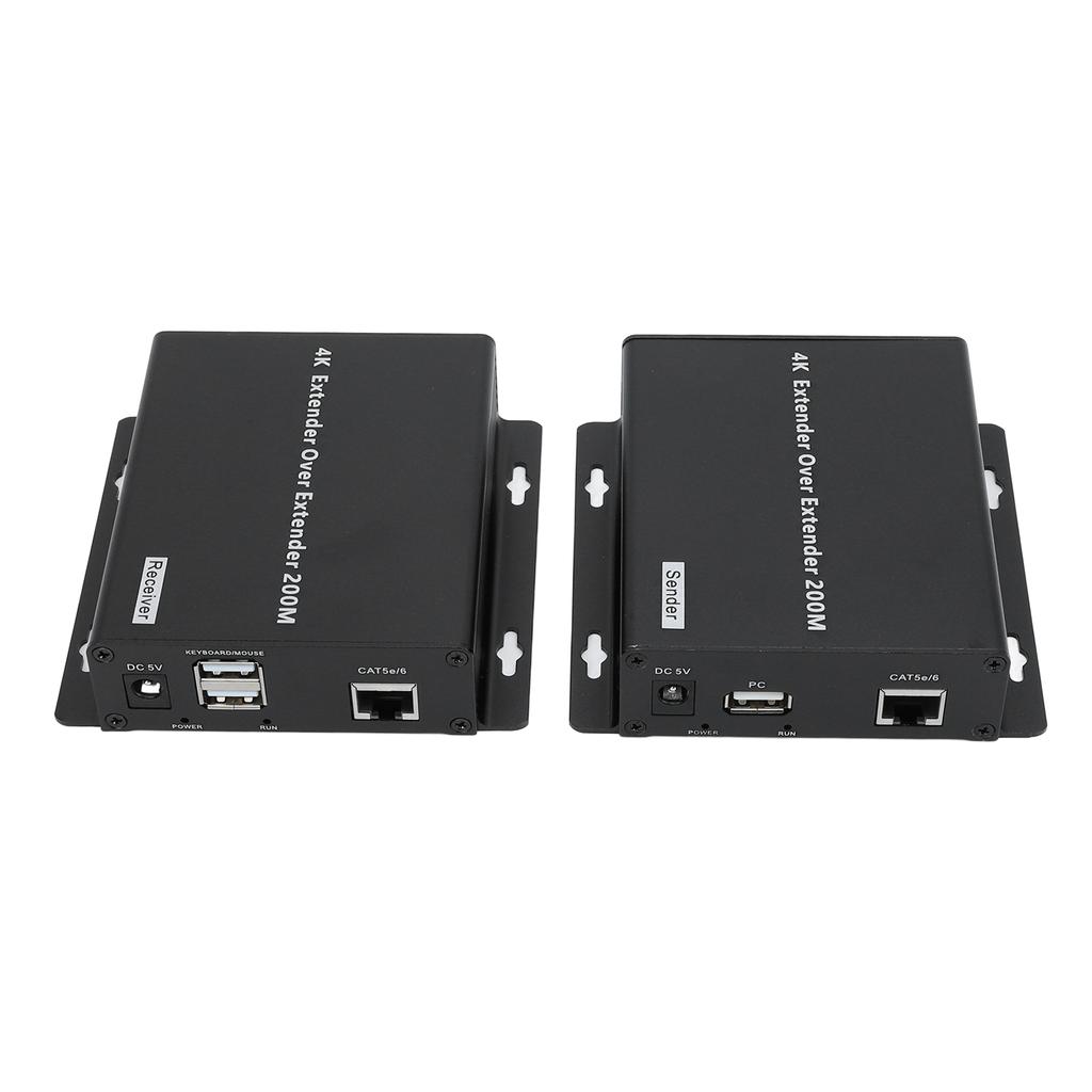 4K HD Extender Plug and Play 3840 X 2160 30HZ KVM HD Ethernet Extender For Monitoring