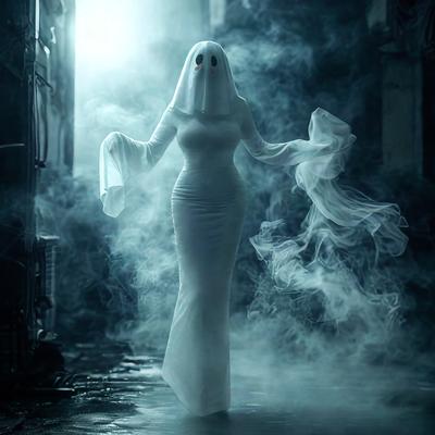Φόρεμα Φάντασμα Κορίτσι Cosplay Χαριτωμένο Φόρεμα Φάντασμα Αποκριάτικη Στολή για Σκηνική Παράσταση