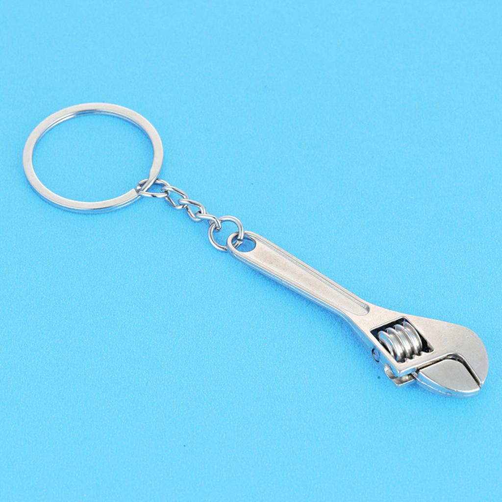 Adjustable Small Spanner for Key Ring Tool Set Gifts Men Novelty Keyring Tools