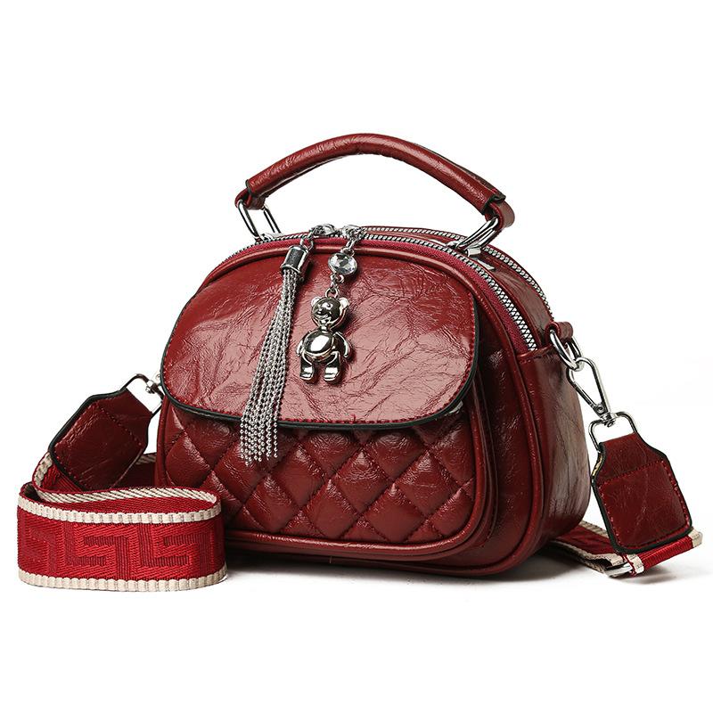 Ketten-Tasche Einfaches Rautenmuster Design Hoch Hand Frachtbrief Schulter Crossbody Achseltasche Alles Stilvolle Damen-Tasche