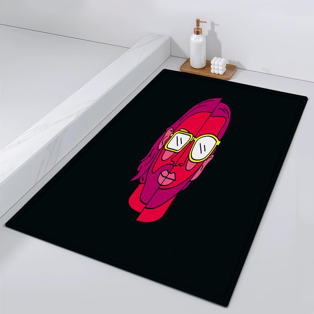 Door Mat Bedside Cool Entrance Bath Floor PNL Rapper Decoration Corridor Door Mat Carpet Living Room Balcony