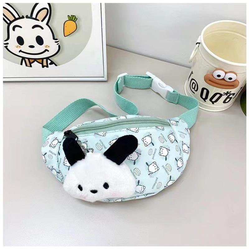 Versatile cute cartoon fanny pack Kulomie messenger bag mini high-value breast bag casual girl children's shoulder bag