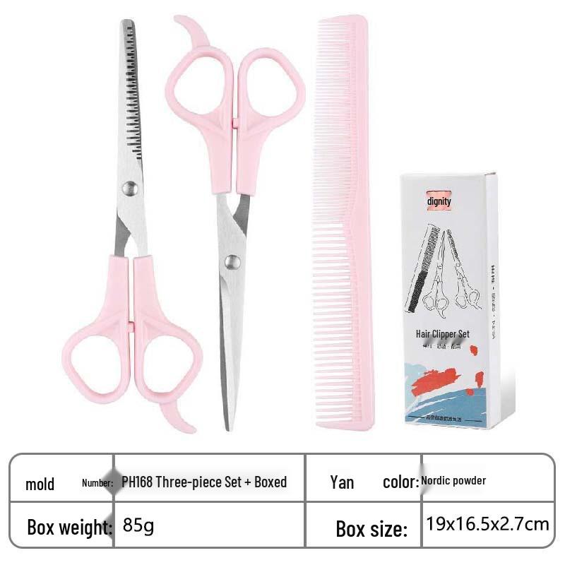 Pony Haarschneide- & Styling-Scheren-Set - Scheren & Ausdünnwerkzeuge aus Edelstahl