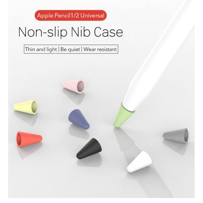 8 τεμ./σετ Θήκη Σιλικόνης για Apple Pencil Κάλυμμα Τσέπης Αξεσουάρ για iPad Pro Μαλακά Καλύμματα Μύτης