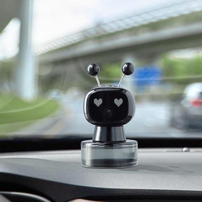 Car Air Freshener AI Smart Robot Rechargeable Fragrance Auto Diffuser Aromatherapy Perfume