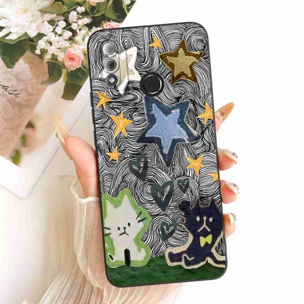 

For ITEL A56 Case Stylish FLower Pattern Bumper Soft Slim Fundas Phone Case For ITEL A 56 A56 ITELA56 Cover Itel A56