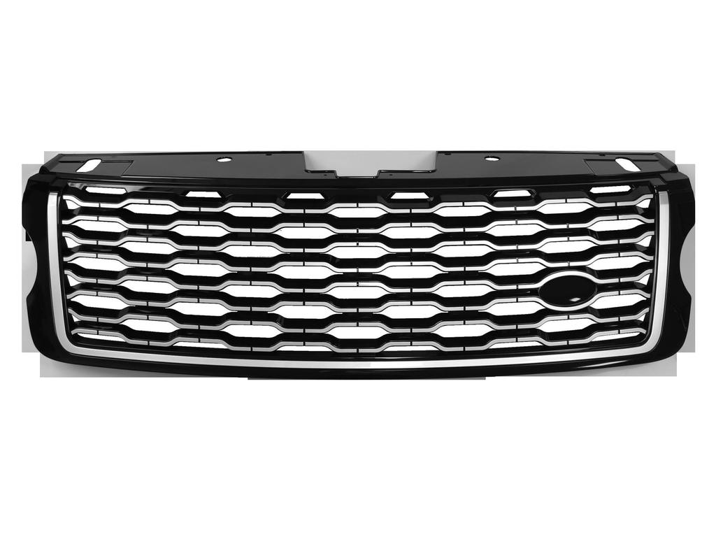 All Black Center Mesh Grille for Range Rover Executive: Upgrade 2013-2017 To 2018-2022
