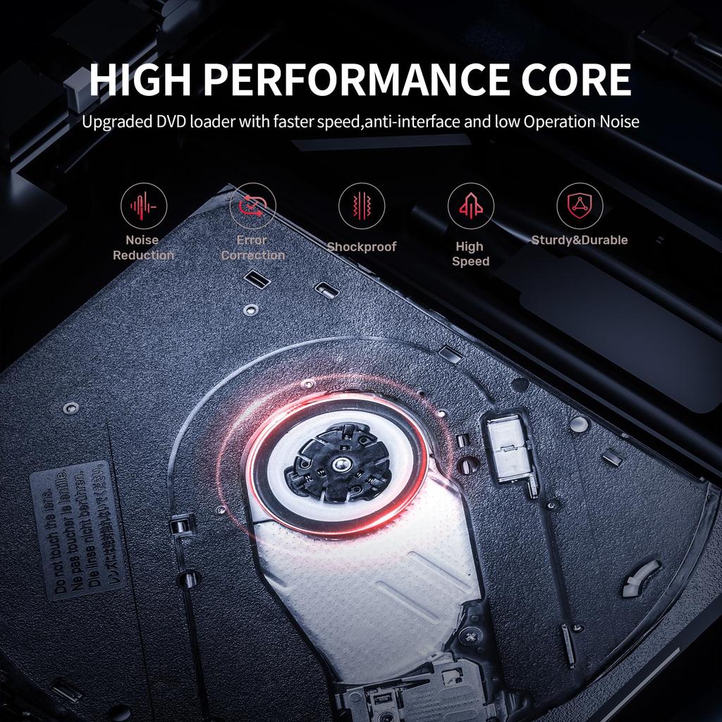 Unitek External Drive USB Hub with USB C Port Portable Drive with Windows Mac 0 SD card reader thin speed lightweight compact silent burnout