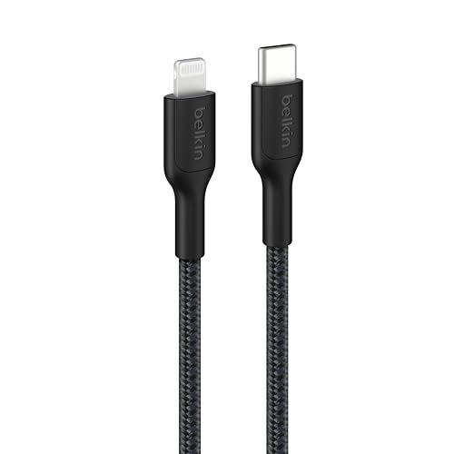 Belkin BoostCharge USB-C to USB-C Cable 60W Fast Charging Durable Eco-Friendly 1m Black CAB023fq1MBK