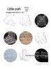 Acrylic Handle Backing Plate for Stamping - High Transparency Block for DIY Rubber Stamp Crafting.