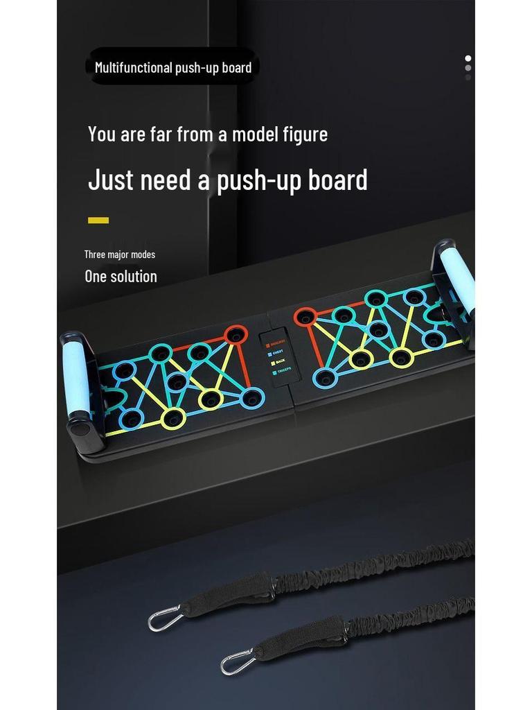 Unisex Multi-Functional Foldable Push-Up Board for Ab and Chest Training