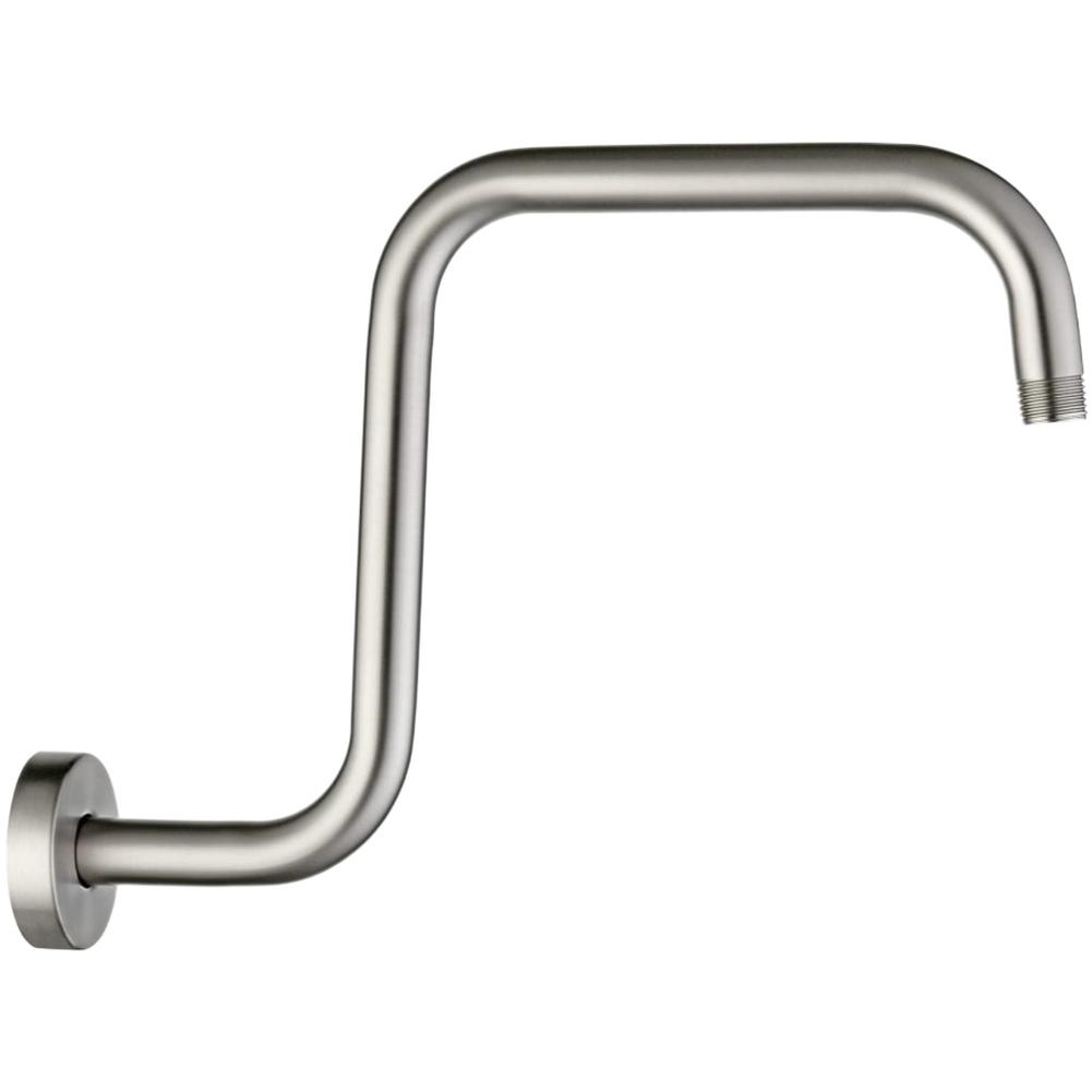 

Matte Black Shower Head Extension Arm 4 Inch High Rise Marine Grade Stainless Steel Riser Compatible with Standard Shower Pipes