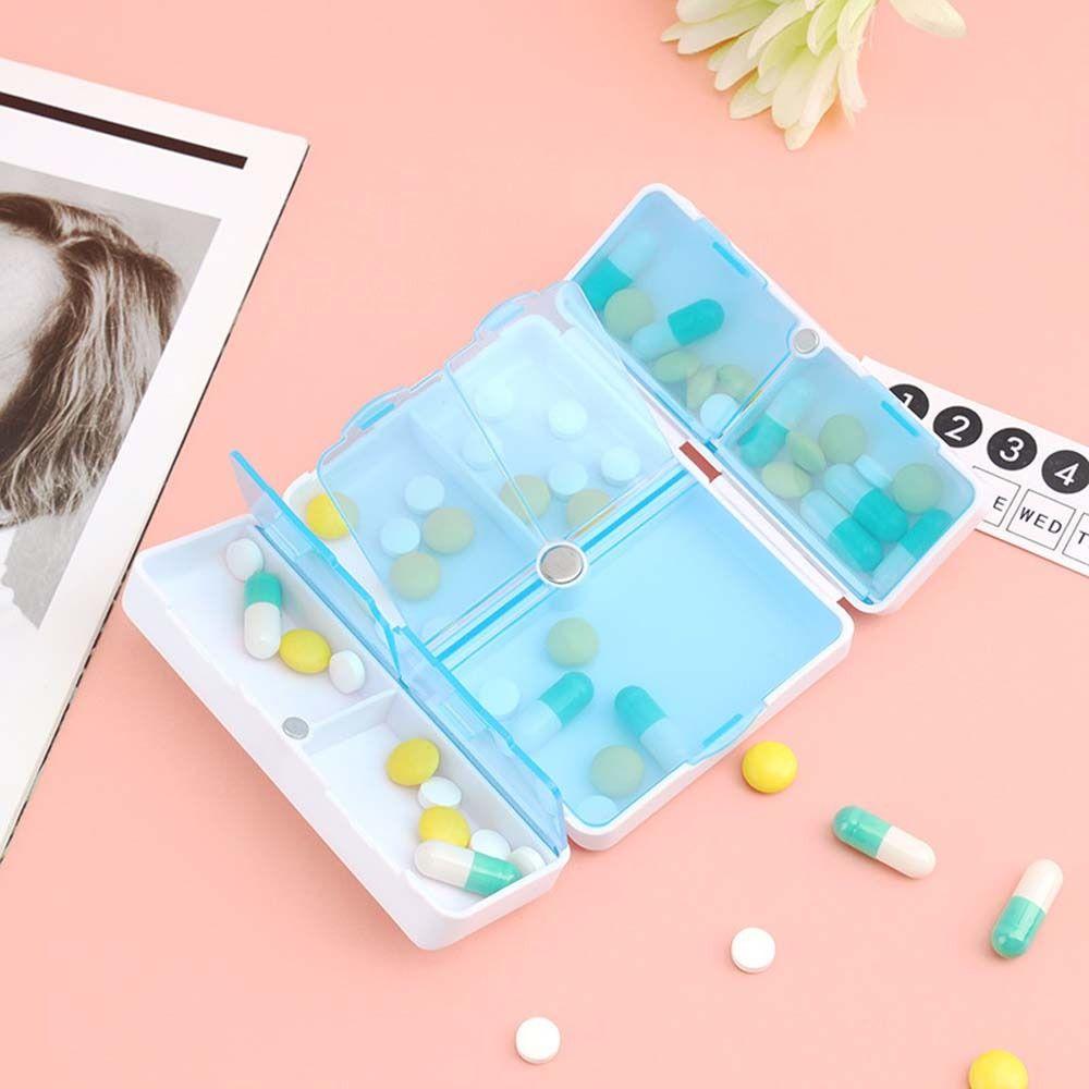 Waterproof Pill Box Weekly Pill Box Pills Organizer Portable Pill Case Household