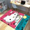 1pc Hello Kitty Summer Fun Drink Beverage Pink Background Office Rug Outdoor Carpet Home Decor Giftz116