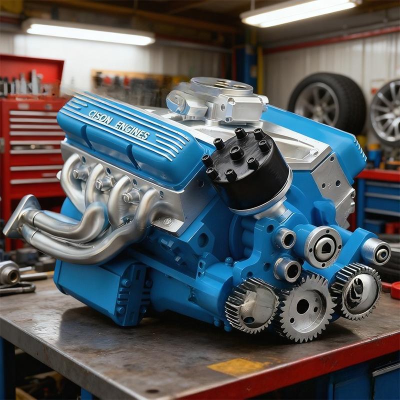 Engine V8 Decorative Item, High-end Model, Office Decoration, Creative Resin Handicraft