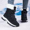 Women's Thickened Warm Non-tired Feet Thick Soles Heightened Comfortable Waterproof Non-slip Sports and Leisure Snow Boots Cotton Shoes