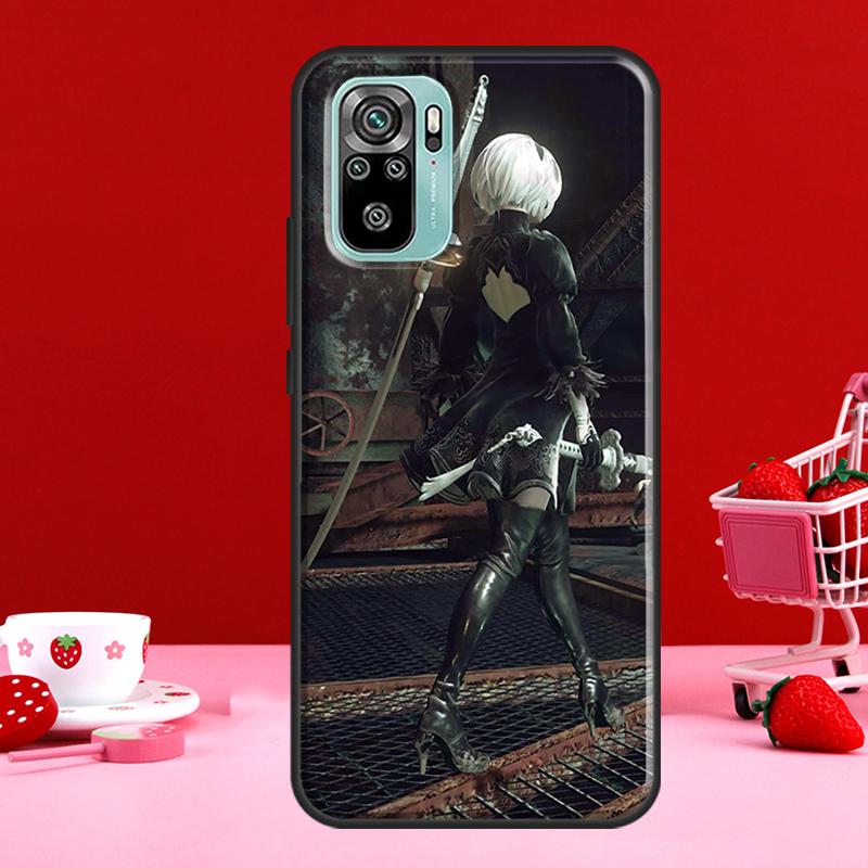 Nier Automata Lunar Tear Art For Redmi Note 11 Pro Case For Redmi Note 10 Pro Note 9 Pro Note 8 Pro 9S 10S 11S 9A 9C 9T