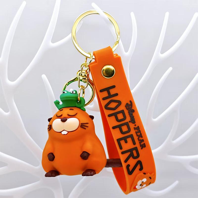 

Anime Beaver Keychain Mabel Lizard Tom Cosplay Bag Pendant Keyring Halloween Carnival Key Chain Xmas Gifts (As shown-27677)-