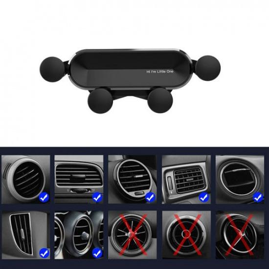 Gravity Phone Holder Car Air Vent Mount Stand Cradle For Mobile Phone Accessory