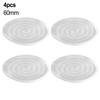 4pcs Round Square Anti Vibration Pads Washing Machine Silicone Feet Mat Furniture Cabinet Chair Leg Anti-Slip 40/60/80mm