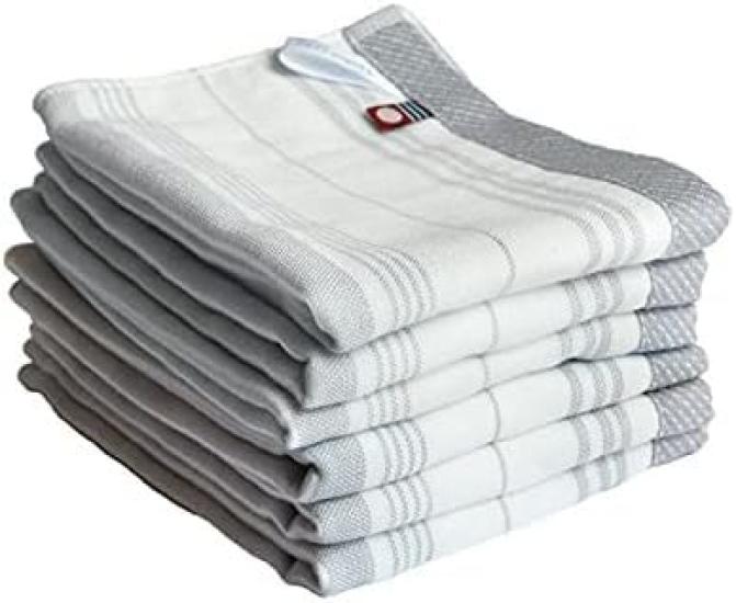 

Imabari Set of with Kitchen Dish Kitchen Hand Gauze Pile Cute Border Made in Japan 6 Dishcloths, 6, Loops, Cloths, Cloths, Towels, Towels, Cotton, серый