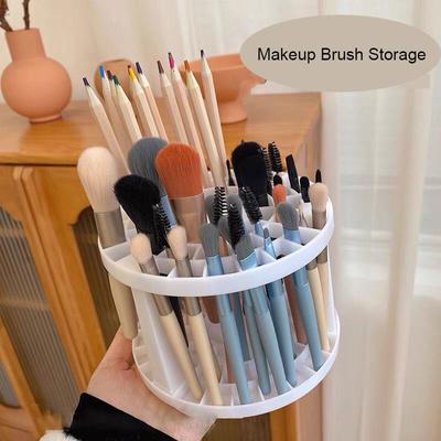 Portapennelli per trucco Nuovo Portatile 49 Fori Artista Porta Pennelli Arte Porta Contiene Organizzatore Trucco