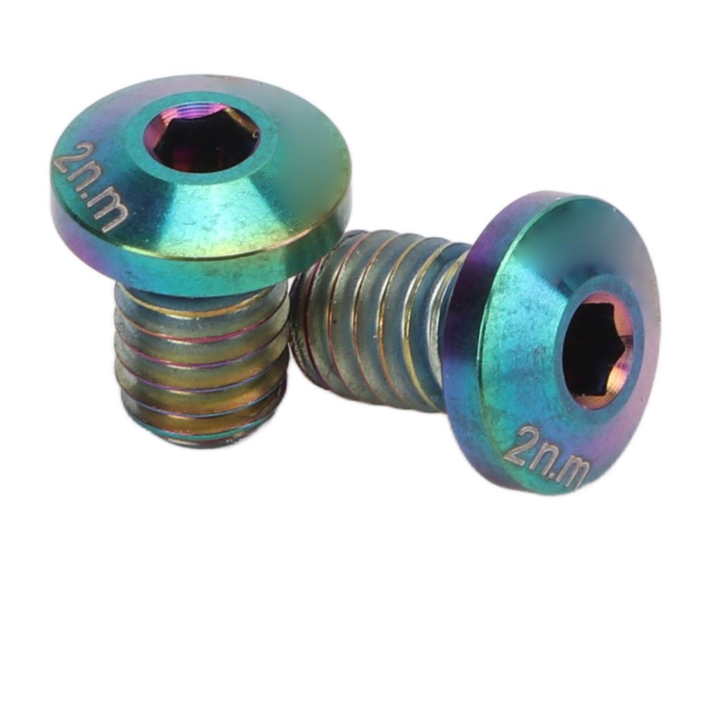 2Pcs Bike Brake Screws Accurate Thread Mountain Bicycle Brake Fixed Screws for UT6800DA9000DA9010FORCE
