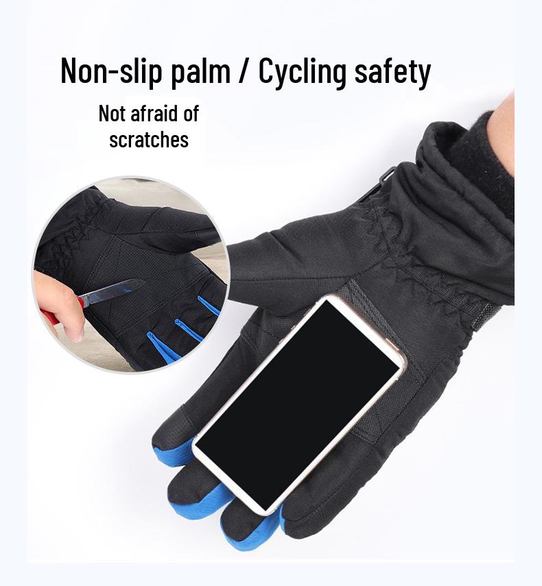 Rechargeable Heated Gloves for Men & Women - Ideal for Winter Cycling, Motorcycle Riding & Food Delivery