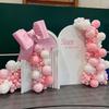 Pastel Pink Balloons Garland Baby Pink White Balloon Arch Kit Baby Shower Gender Reveal Birthday Party Wedding Decoration Globos