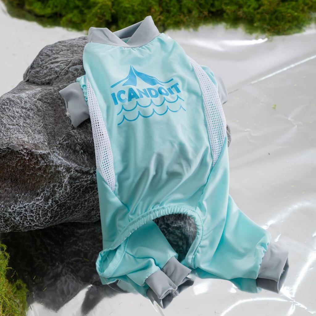 Neue Eisseide Mesh Hunde Kühlkleidung Frühling und Sommer Kühlende Kleidung als Bär Teddy Haustierkleidung