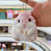 Süßer Hamster Anhänger Plüschtier Stofftier Puppe Taschenanhänger Schlüsselanhänger Stoff Cartoon Schmuck Zubehör Schlüsselanhänger Mädchen Geschenk Dekoration