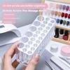 26 Holes Acrylic Nail Brushes Organizer Nail Art Kit Storage Tools Makeup Cosmetics Pen Display Case Holder Holder Showing Shelf