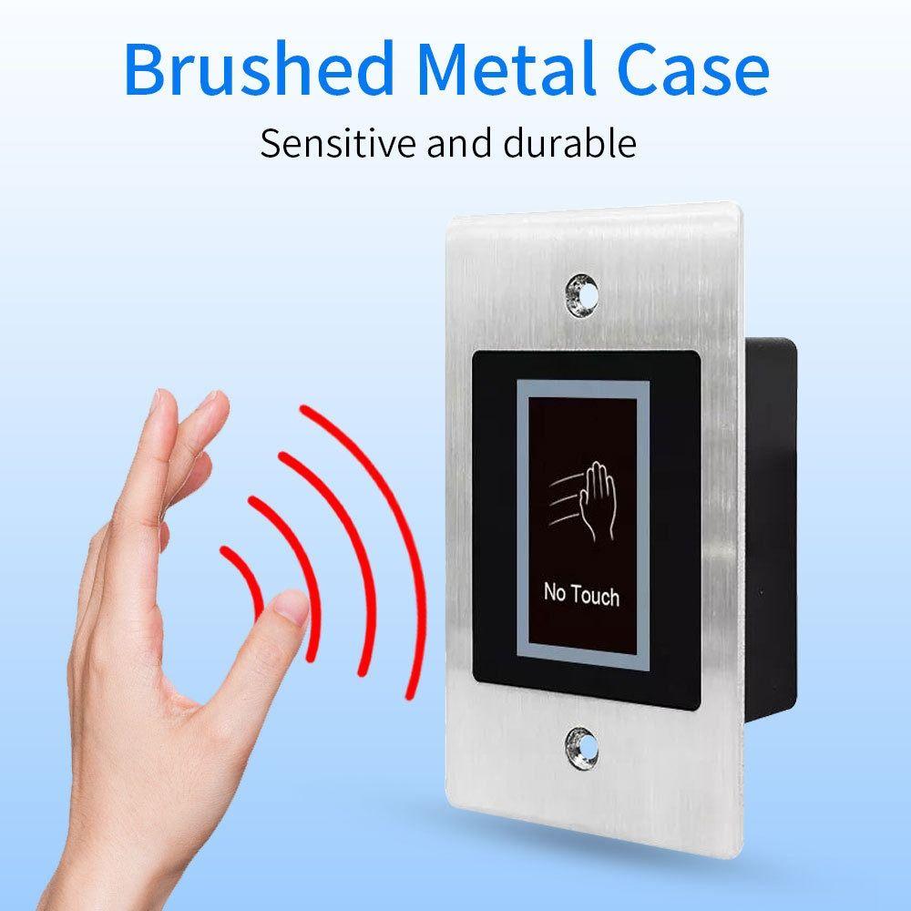 Touch Free Touchless Exit Button LED Indicator IR Exit Button Home Security System