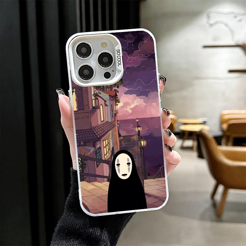 Anime GIBI S-Susuwataris Cute Soft Phone Case for iPhone 15 16 17 Pro Max 17Air 16E 14 Plus 13 12 Mini Shockproof Cover Back She