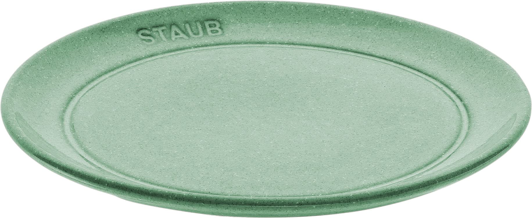 

staub 15cm Sage Plate Ceramic Pottery Microwave Safe Japanese Ceramic Plate Plate Green [Authorized Product] 40508-179