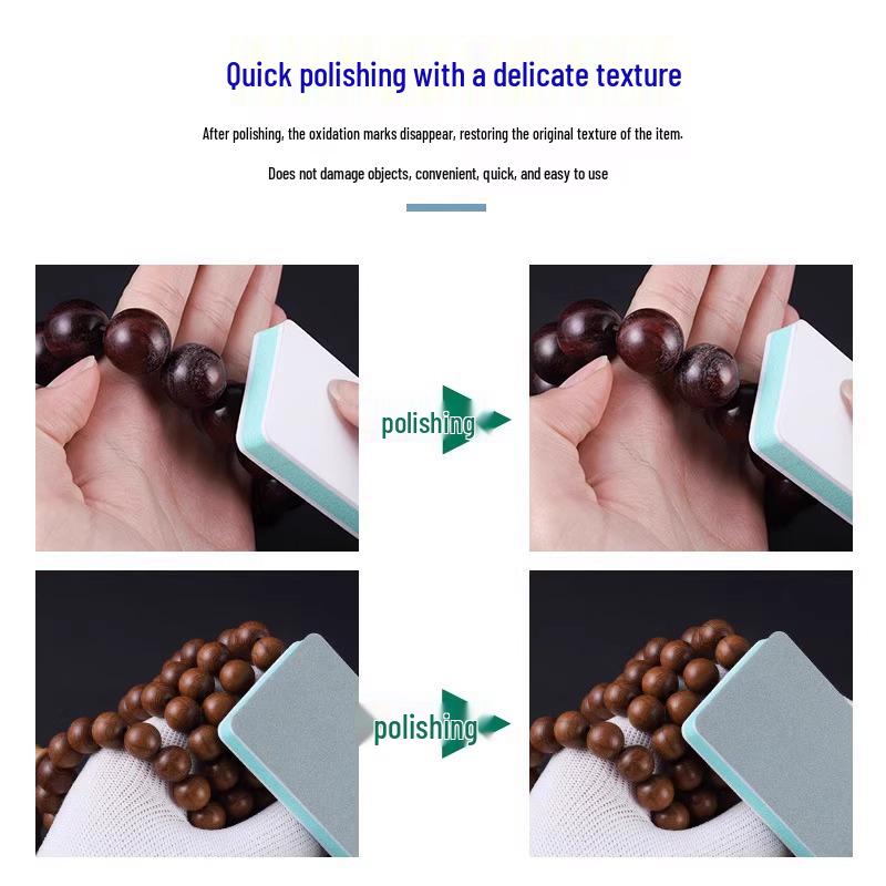 Double-Sided Wenwan Sponge Polishing Pad for Jade and Plastic