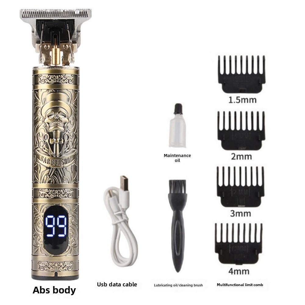 Dedicated To Digital Display Haircut Large-screen Faucet Haircut LCD Display Electric Push-cut Hair Artifact
