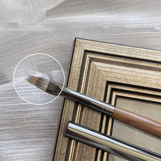 Štětce na nehtové umění s dřevěnou rukojetí Dámské Designové Malířské štětce DIY Manikúra Umělecké pero Štětce na gel pro prodlužování nehtů Nástroje
