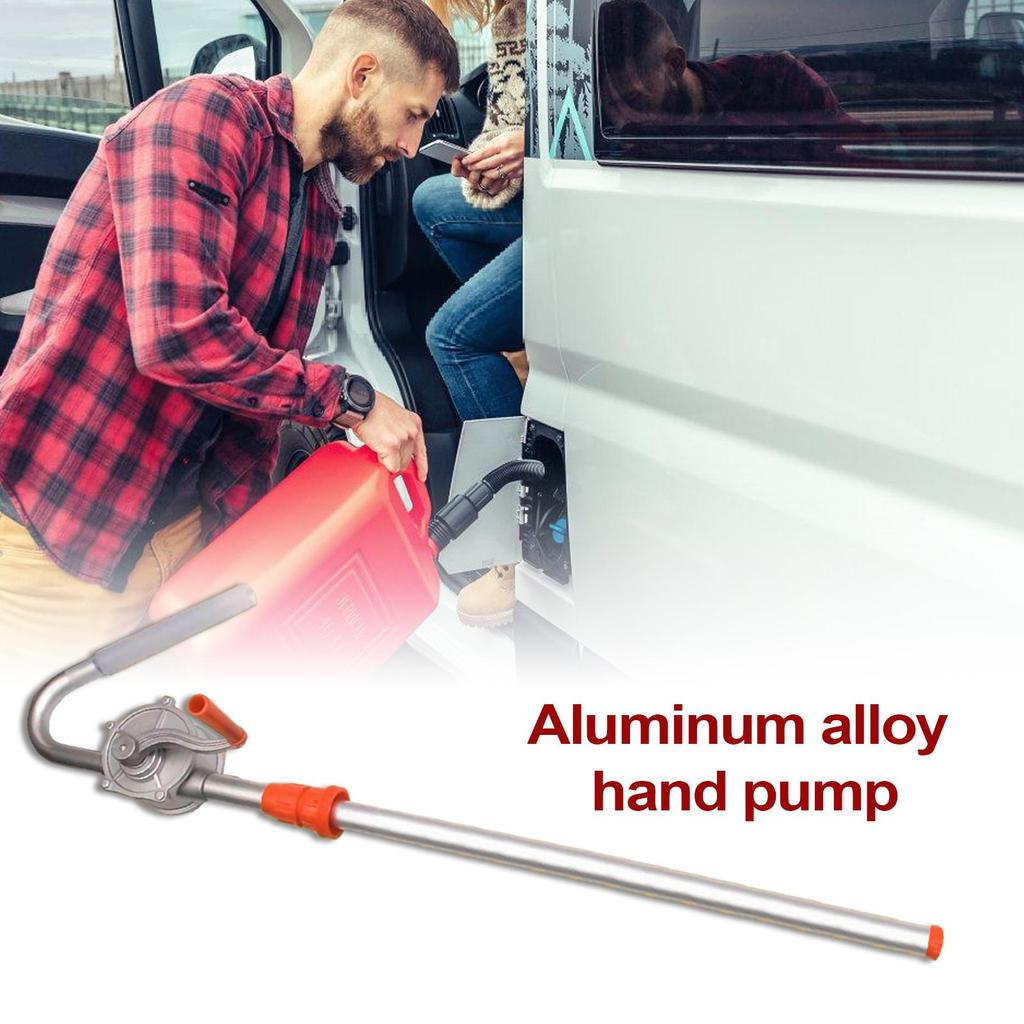 Hand Transfer Pump Quick Convenient Multi-Functional Aluminum Alloy Fluid Transfer Pump Automotive For Automotive RV Trailer