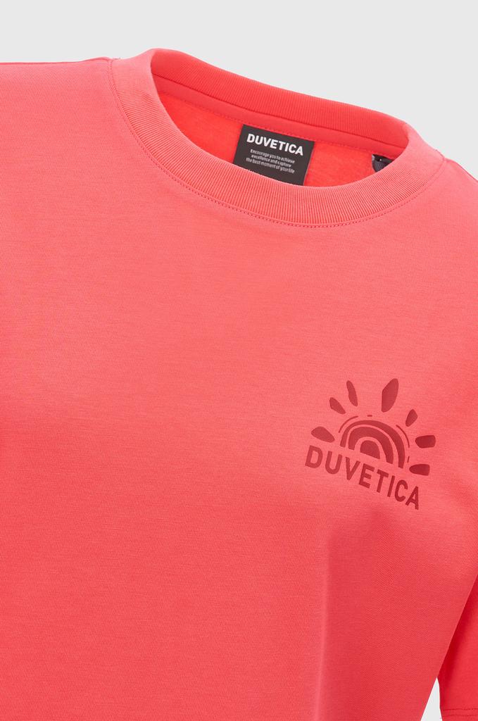 DUVETICA Tiny W (Светло-красный) (Женская футболка с коротким рукавом)
