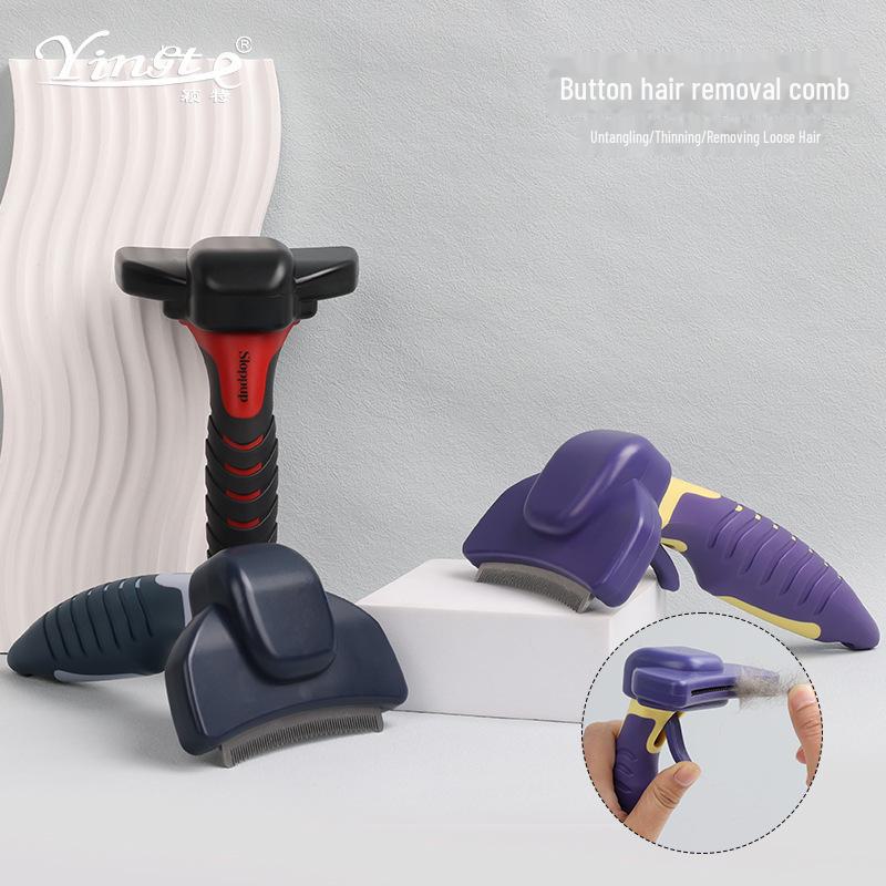 

Pet Hair Removal Comb & Shaving Knife for Cats & Dogs Small чёрный/красный