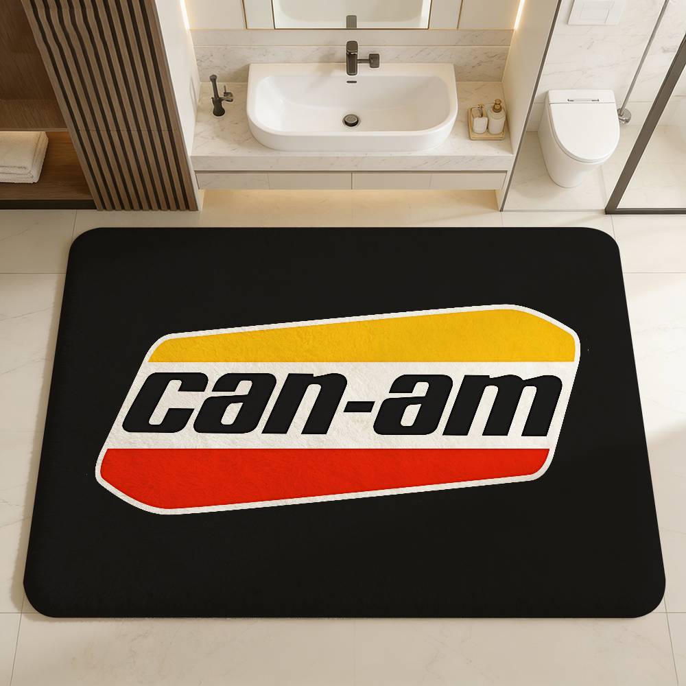 

C-Can-AmS Spyder Logo Floor Mat Rectangle Anti-slip Home Soft Badmat Front Door Indoor Outdoor Mat Welcome Doormat 40x60cm