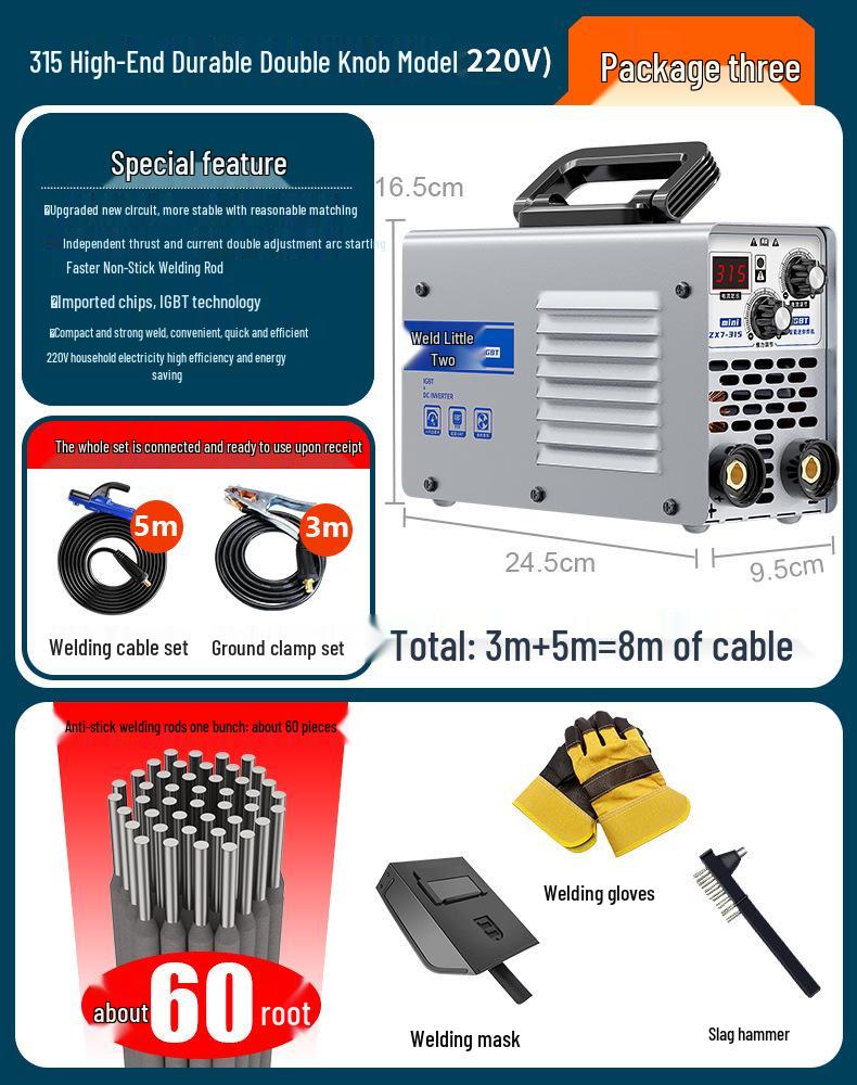 Han Xiao Er Electric Welder 220v/380v Portable Handheld Industrial Grade for Stainless Steel