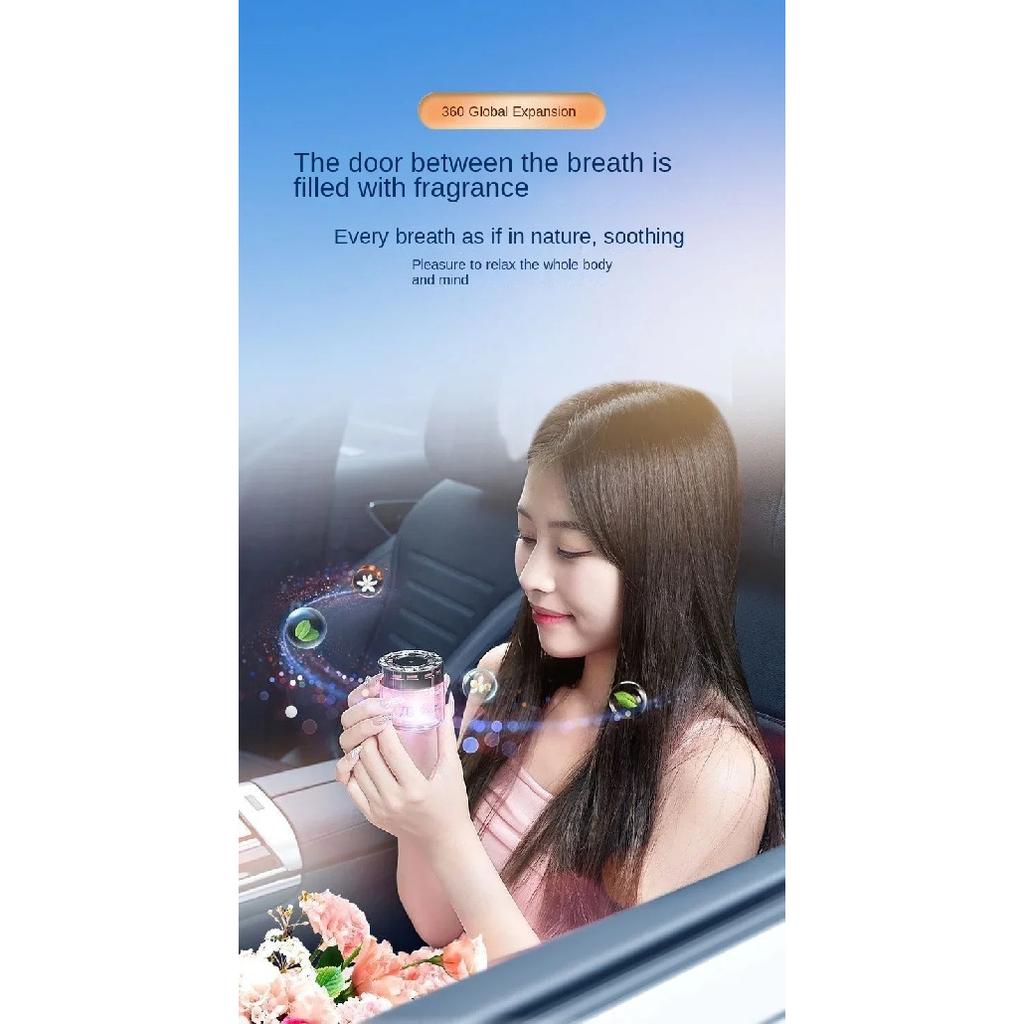 Car Mounted Solid Fragrance Cream with a Light and Long-lasting Fragrance, As Well As Osmanthus Floral Fragrance for Interior De
