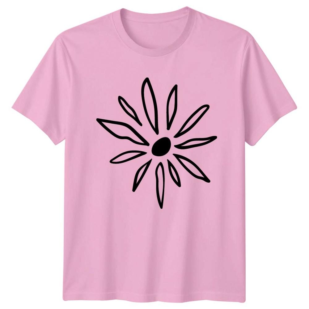 Be Your Own Sunshine TShirt Hand Drawn Flower Nature Art Birthday Gift