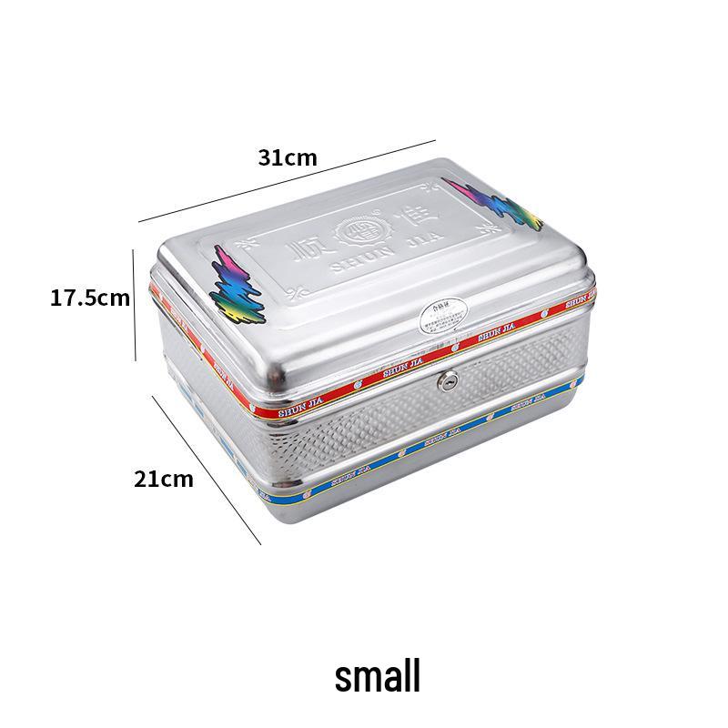 Premium Stainless Steel Motorcycle Tail Box with Thickened Screw Fixing