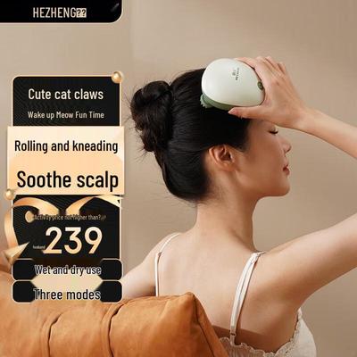 Cat Paw Head Massager CN Plug (adapter Included)
