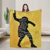 Hamiltons the Musical Blanket Quality Warm Soft  Bedding Throws Winter Picnic Couch Chair Funny Bedspread
