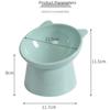 3 Colors Tall Cat Bowl Dog Bowl Anti-dumping 45°Neck Guard Cat Pet Water Bowl Binaural Pet Feeding Cup Pet Feeding Bowl
